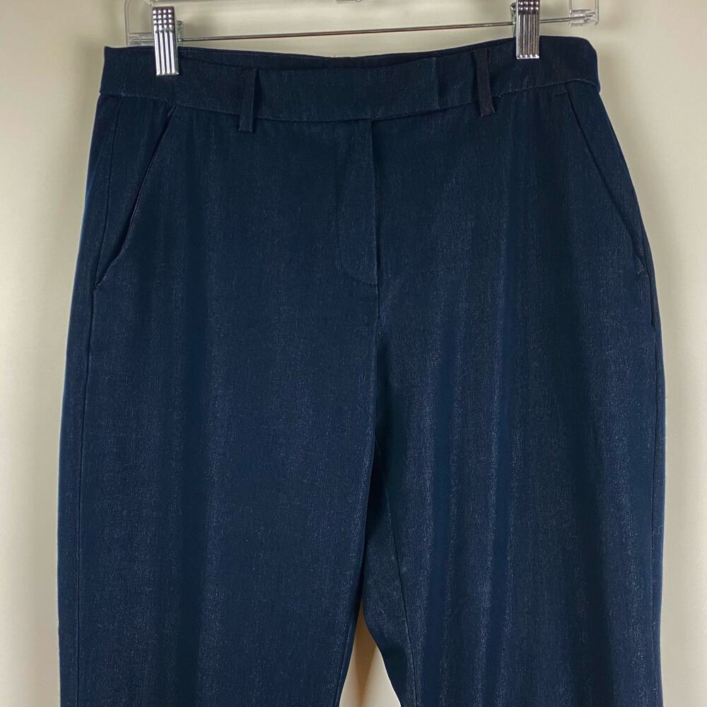 Tahari Navy Blue Lightweight Trouser Pants Womens Size 4 - Picture 4 of 11